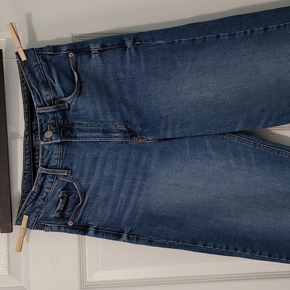 Old Navy Womens Jeans High-Waisted Wide-Leg  size 8